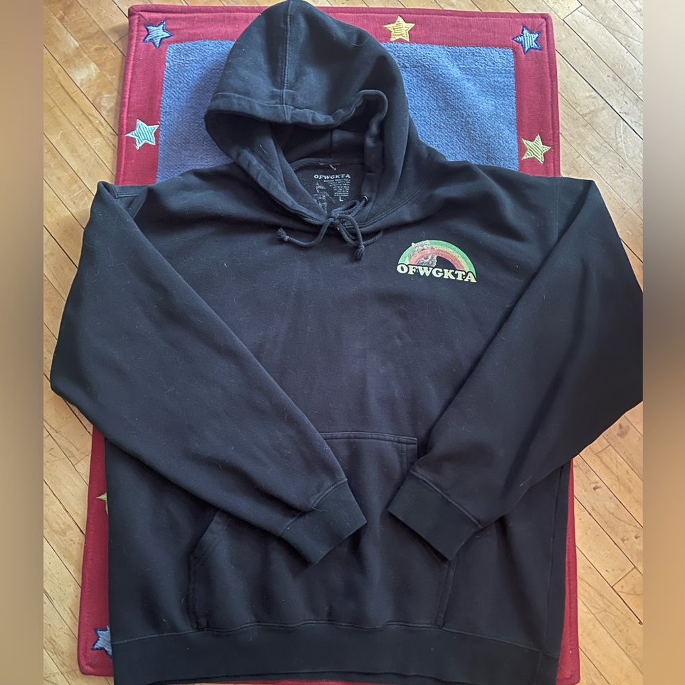 OFWGKTA rainbow cat hoodie